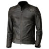 David Beckham Brazil Motorcycle Quilted Leather Jacket