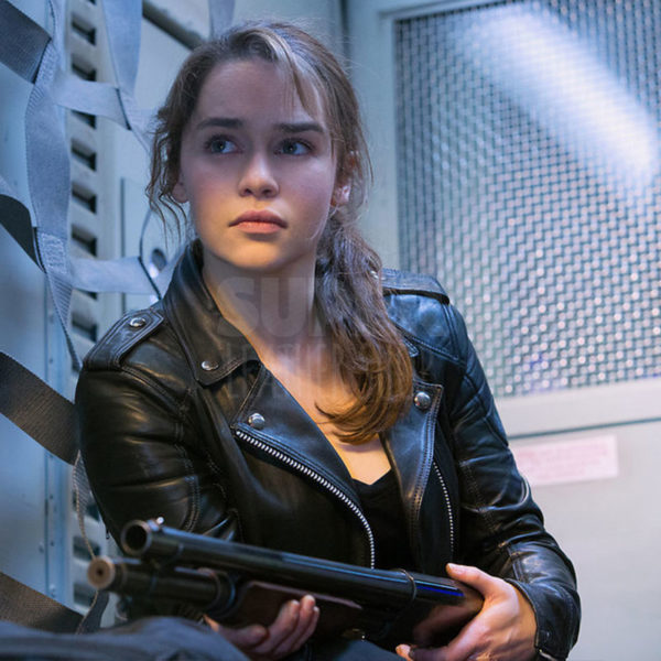 Emilia Clarke Terminator Genisys Sarah Connor Biker Jacket