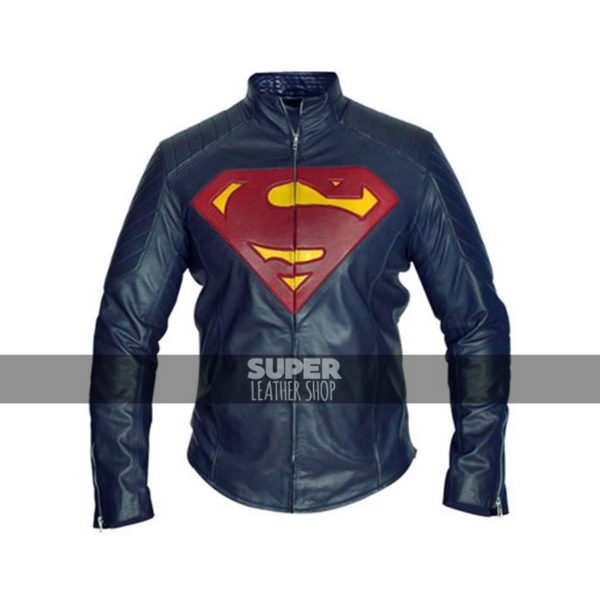 Man Of Steel Superman Henry Cavill Blue Jacket