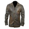 Supernatural Dean Winchester Distressed Brown Long Leather Jacket