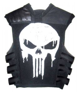 Punisher War Zone Tactical Frank's Skull Leather Vest