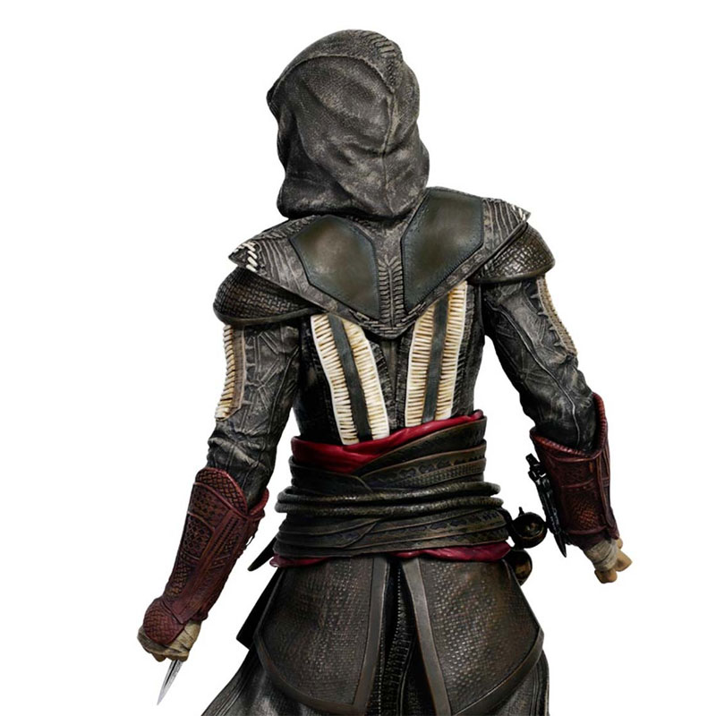 Stylish Men Black Leather Assassins Creed Costume SuperLeatherShop.