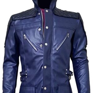 DMC 5 Ner-o Faux Leather Jacket