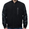 Creed Black Letterman Jacket