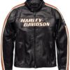 Torque Men's Leather Motorcycle Embroidered Jacket