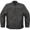 Men's Icon Motorhead 3 Leather Black Jacket