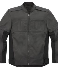 Men's Icon Motorhead 3 Leather Black Jacket