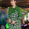Emily in Paris S03 Lily Collins Printed Green Coat