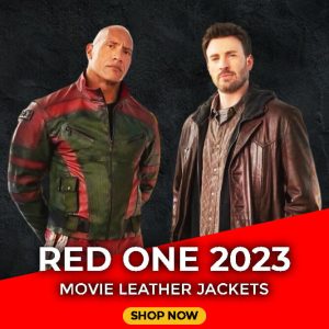 Red One 2023 Movie Leather Jackets