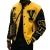 The Men's Emma Stone Louis Vuitton Yellow Varsity Jacket