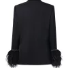 Women's Black Feature Suit Coat