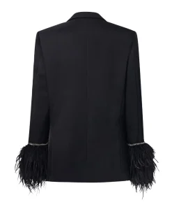 Women's Black Feature Suit Coat