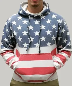 USA Flag Mens Sweatshirt