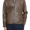 Men's Olivewood Leather Jacket