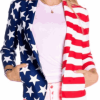 American Independence Day Flag Womens Blazer