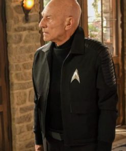 Star Trek For Men Picard Black Jacket Picard Jean