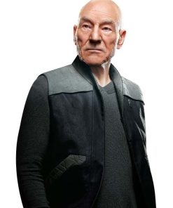 Jean-Luc Picard Star Trek For Men Black Jacket