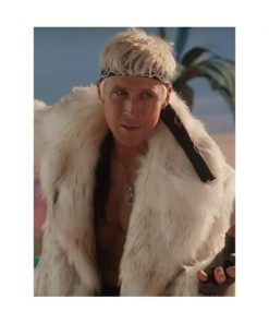 Barbie 2023 Ryan Gosling Fur Coat for Men