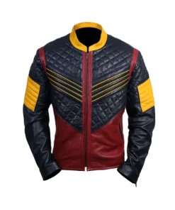 Men's The Flash Ramon Vibe Cisco Genuine Real Leather Jacket (Carlos Valdes)