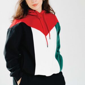 Unisex palestine flag hoodie