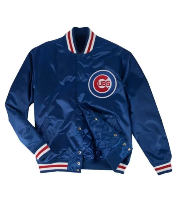 1990 Chicago Cubs Bomber Blue Jacket
