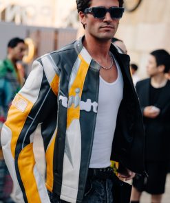 Marc Forne Paris Fashion Week Leather Jacket