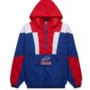 Unisex NFL Buffalo Barnaby Bills Starter Colorblock Pullover Hooded Jacket